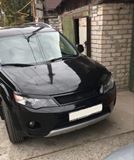 Накладки на фары (реснички) для Mitsubishi Outlander 2005-2009