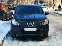 Накладки на фары (реснички) для Nissan Qashqai 2007-2010