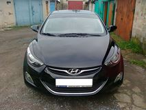 Реснички на фары HYUNDAI ELANTRA 2011-2015г