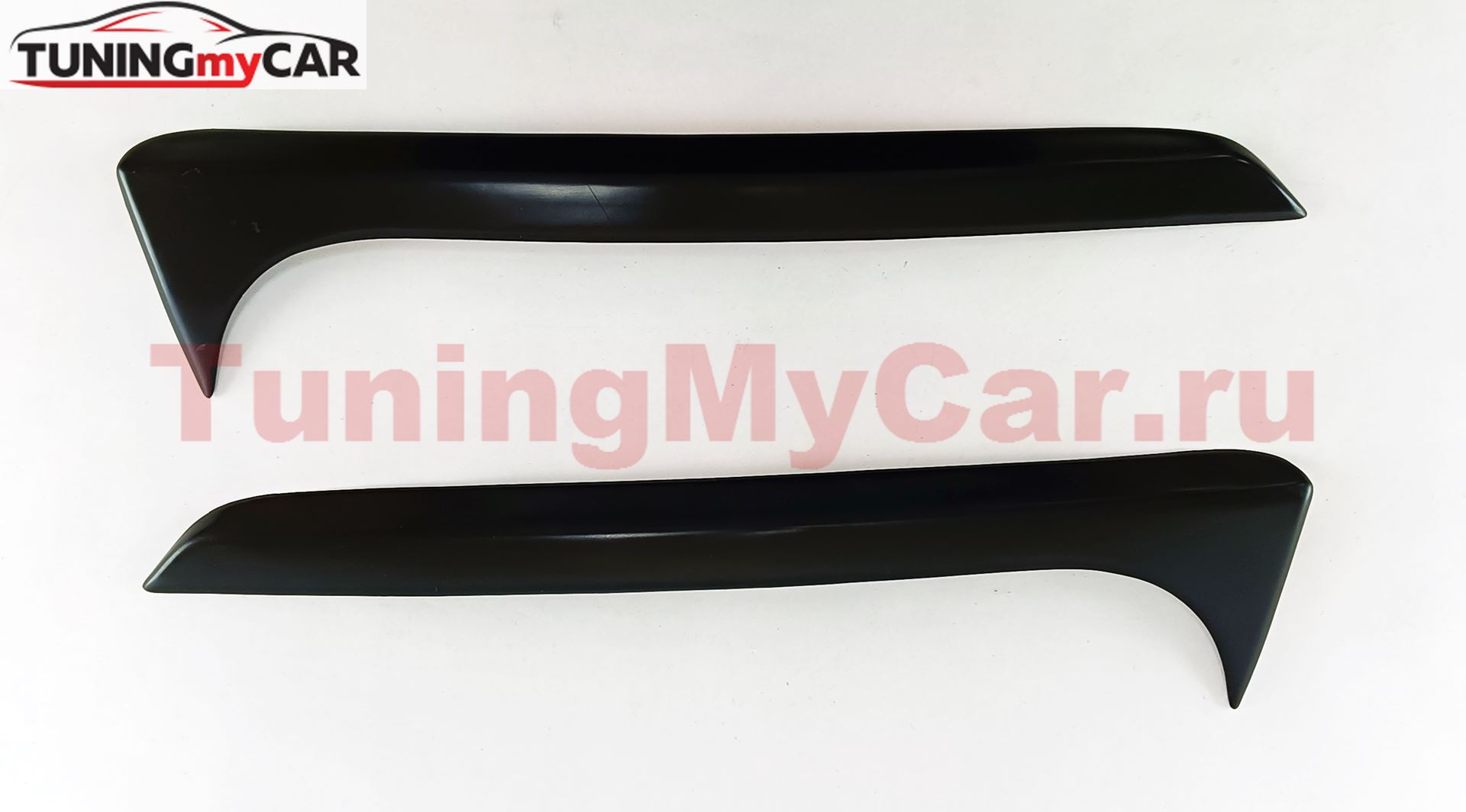 Накладки на передние фары (реснички) Skoda Octavia A7 2012-2017 (III дорестайлинг)