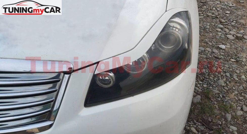 Накладки на фары (реснички) для Infiniti M35 2004-2008