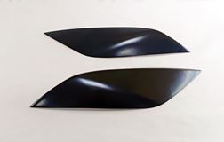 Реснички на фары для Toyota Caldina ZZT241 простая оптика 2002-2004 дорестайлинг