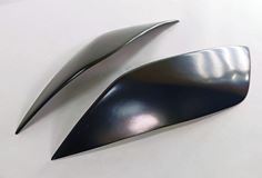 Реснички на фары для Toyota Caldina ZZT241 простая оптика 2002-2004 дорестайлинг