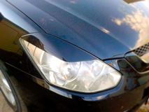 Реснички на фары для Toyota Caldina ZZT241 простая оптика 2002-2004 дорестайлинг