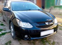 Реснички на фары для Toyota Caldina ZZT241 простая оптика 2002-2004 дорестайлинг