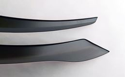 Накладки на передние фары (реснички) Kia Rio 3, Sedan, 2015 - 2017