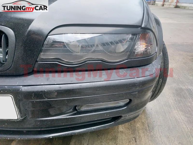 Реснички на фары для BMW 3 E46 1998-2002