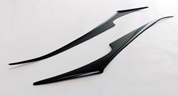 Реснички на фары для Honda Civic 4d 2006-2012 фигурные 