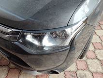 Реснички на фары для Mitsubishi Outlander 2012-2014