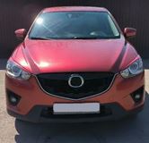 Накладки на передние фары (реснички) для Mazda CX-5 2011-2015