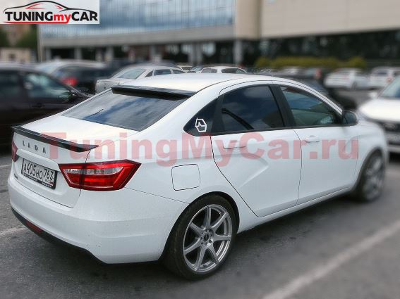 Спойлер "Стелс" крышки багажника для Лада Веста Седан (LADA Vesta Sedan)