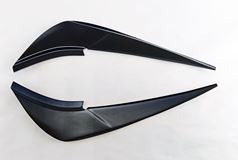 Реснички на фары для TOYOTA HIGHLANDER 2007-2013