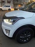 Накладки на передние фары (реснички) для Hyundai Creta 2016-2021