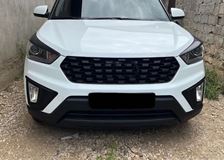 Накладки на передние фары (реснички) для Hyundai Creta 2016-2021