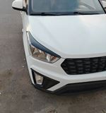 Накладки на передние фары (реснички) для Hyundai Creta 2016-2021