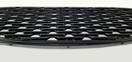 Решетка радиатора Hyundai Accent (плетенка) ЧЕРНЫЙ (вар.2)