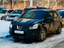 Накладки на фары (реснички) для Nissan Qashqai 2007-2010
