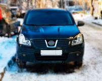 Накладки на фары (реснички) для Nissan Qashqai 2007-2010
