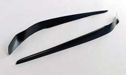 Реснички на фары для Mitsubishi Outlander 2009-2012 рестайлинг