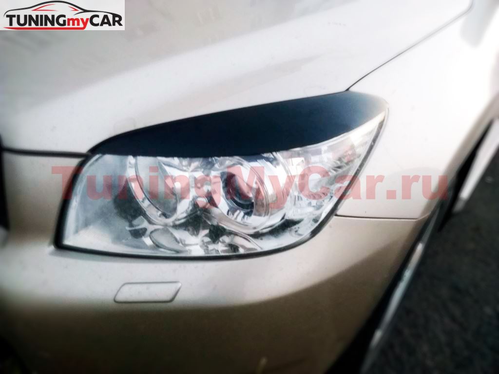 Реснички на фары TOYOTA RAV4 2005-2010 XA30 ШИРОКИЕ