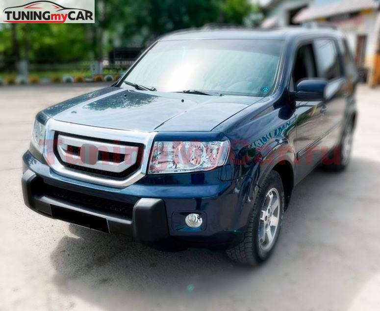 Накладки на фары (реснички) для Honda Pilot 2008-2015