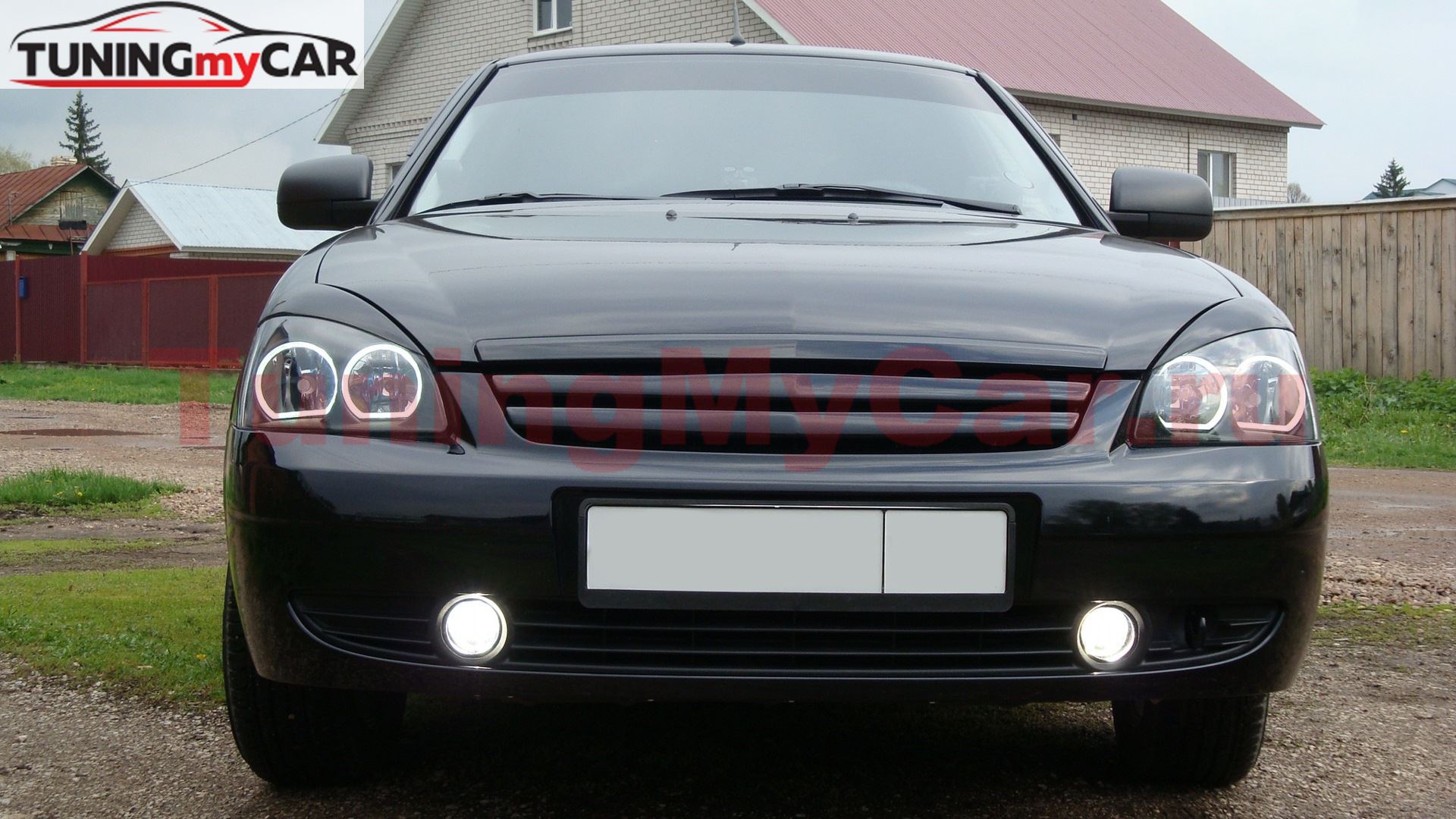 Решетка радиатора 2 полосы для LADA (ВАЗ) Priora 2170 2007-2018