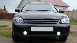 Решетка радиатора 2 полосы для LADA (ВАЗ) Priora 2170 2007-2018