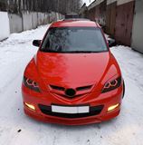 Реснички на фары для Mazda 3 хэтчбек 2003-2009