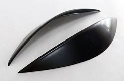 Реснички на фары для Opel Astra H 2004-2011 хэтч. 4 двери задние