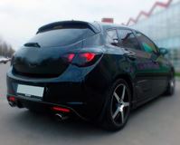 Реснички на фары для Opel Astra J 2009-2015 хэтч задние