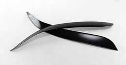 Реснички на фары TOYOTA COROLLA NZE121 РЕСТАЙЛИНГ 2004-2007 (УЗКИЕ)