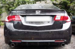 Спойлер узкий на HONDA ACCORD 8 2008-2013 (АБС)