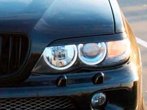 Накладки на фары (реснички) для BMW X5 E53 2003 - 2006
