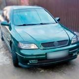 Накладки на фары (реснички) для Opel Astra G 1998-2004