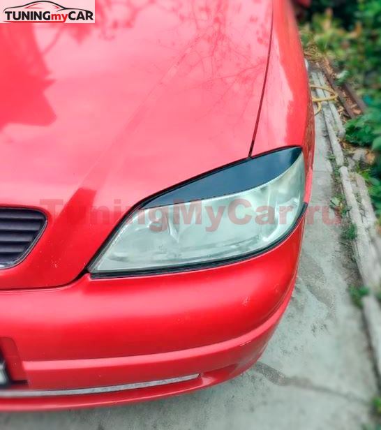 Накладки на фары (реснички) для Opel Astra G 1998-2004