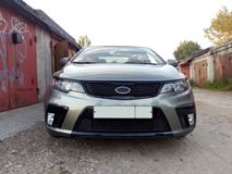 Накладки на передние фары (реснички) Kia Cerato 2008-2013