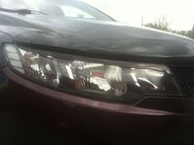 Накладки на передние фары (реснички) Kia Cerato 2008-2013