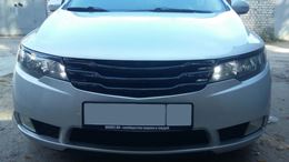 Накладки на передние фары (реснички) Kia Cerato 2008-2013