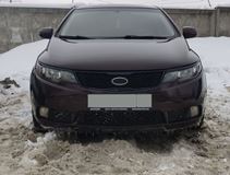Накладки на передние фары (реснички) Kia Cerato 2008-2013