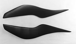 Накладки на фары (реснички) Ford Focus 2 2008-2011 рестайлинг (ABS)