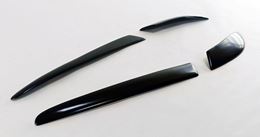 Накладки (реснички) на задние фонари Mitsubishi Lancer 10 2007-