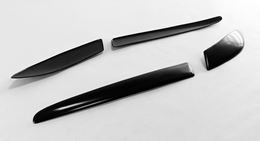 Накладки (реснички) на задние фонари Mitsubishi Lancer 10 2007-