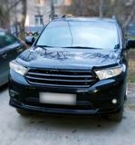 Реснички на фары TOYOTA HIGHLANDER 2010-2013 XU40