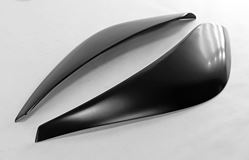 Реснички на фары для Toyota Vitz 2010-2014