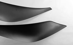 Реснички на фары для Toyota Vitz 2010-2014