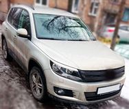 Накладки на передние фары (реснички) для Volkswagen Tiguan 2011-2017