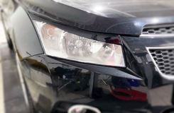 Накладки на передние фары (реснички) для Chevrolet CRUZE 1 (2009-2014)