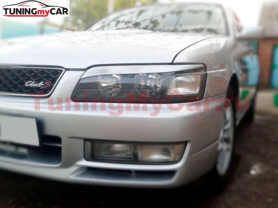 Реснички на фары для Nissan Laurel Club s HC35 1997-2002