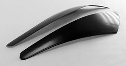 Реснички на фары для Toyota Wish 2005-2009 рестайлинг (боковые накладки)