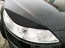 Реснички на фары для Peugeot 407 2004-2010